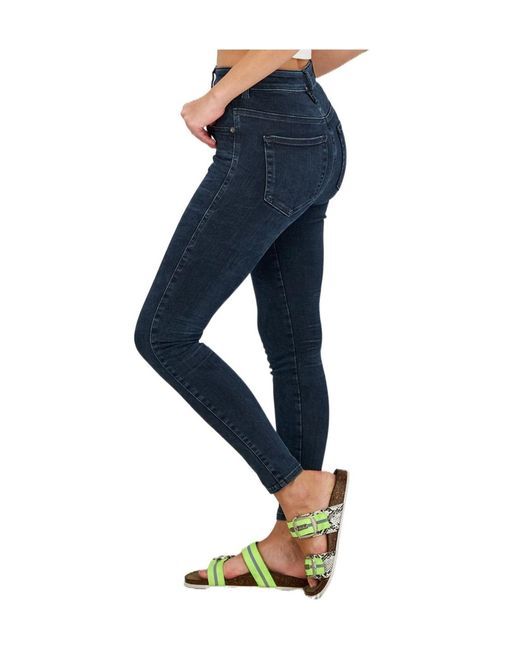 DIESEL Blue Slandy High-Waist Jeans