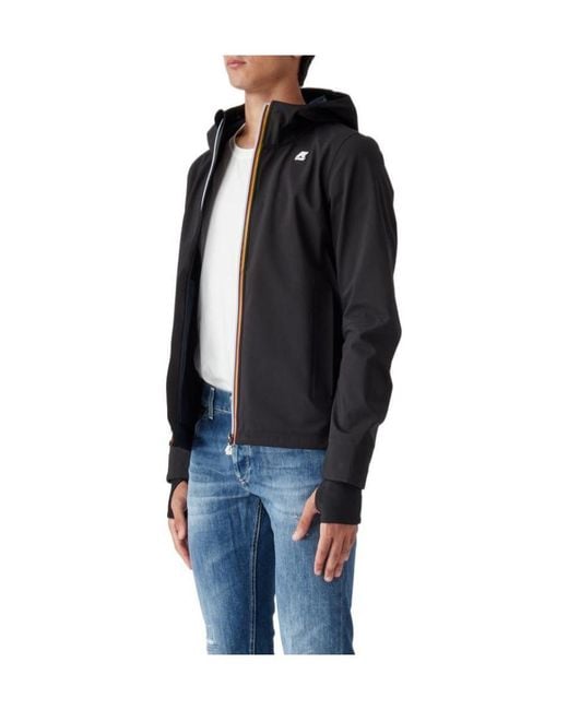 K-Way Blue Jacko Bonded Jacket for men