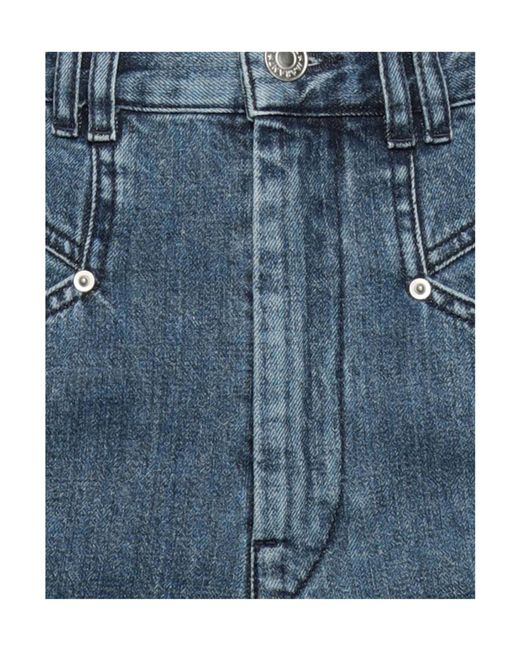 Isabel Marant Blue Denim Trousers