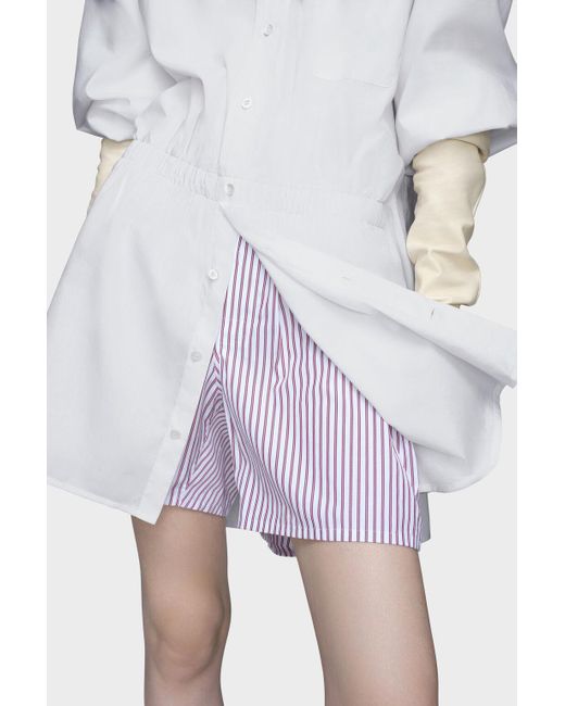 Maison Margiela White Long-Sleeved Jumpsuit