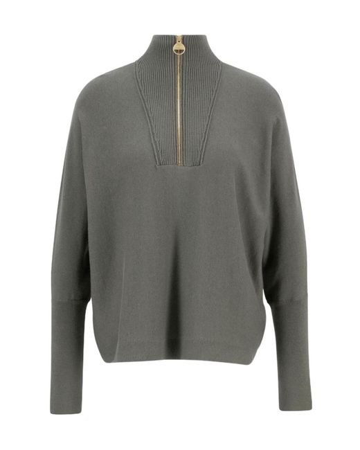 Barbour Gray Lola Knit Jumper
