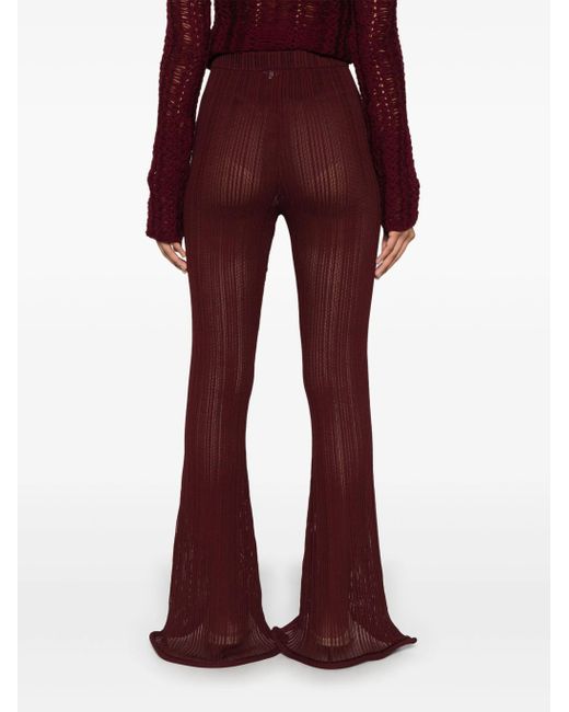 Séfr Red Burgundy Trousers