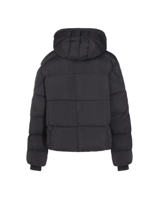 Thom Krom Black Hooded Cotton Jacket for men