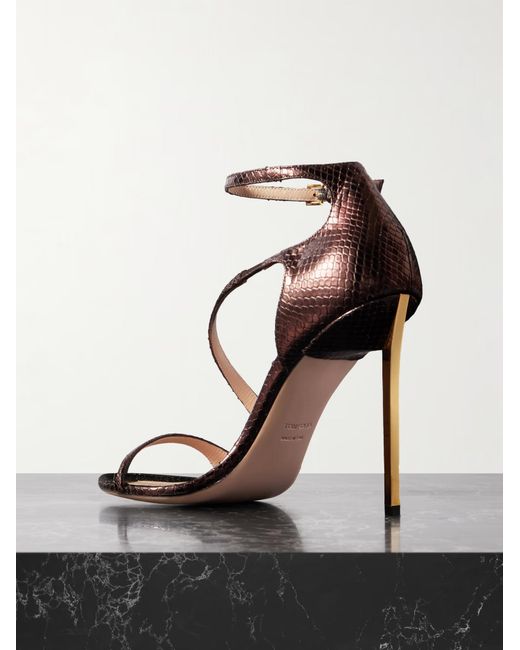 Tom Ford Black Newton High-Heeled Sandals
