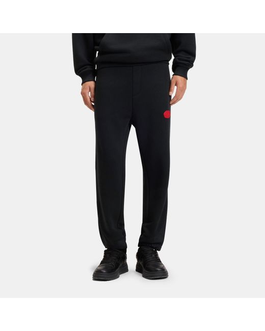 Boss Black Solid Color Casual Long Pants for men