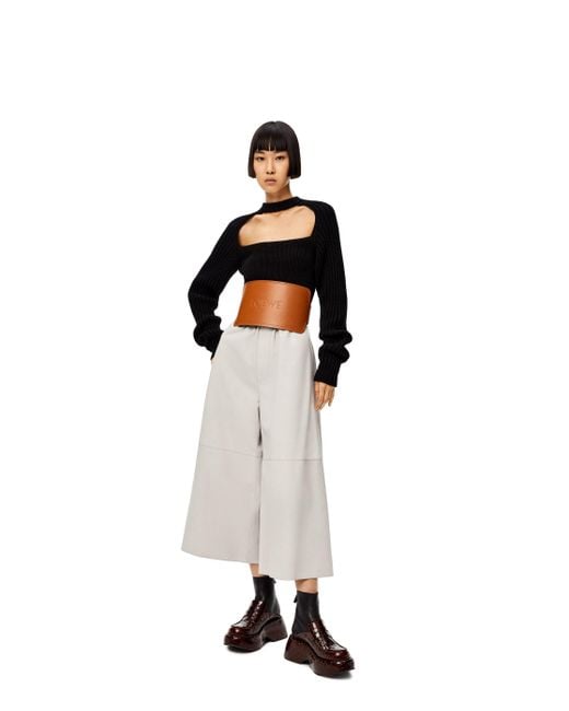 Loewe Black Logo Maxi Belt