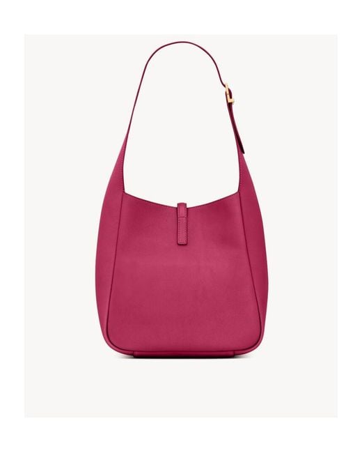 Saint Laurent Pink The 5 À 7 Small And Soft In Hamme Leather