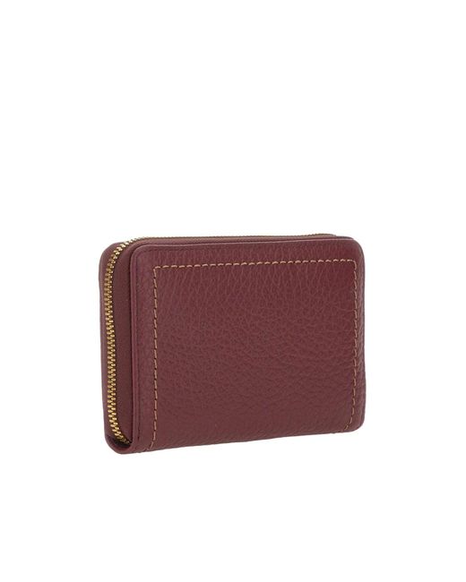 Gianni Chiarini Purple Bubble Zip-Around Wallet