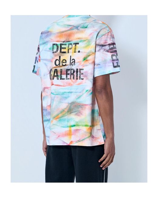 GALLERY DEPT. Blue Crew Neck T-Shirt for men