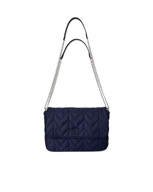 Ralph Lauren Blue Flap Shoulder Bag