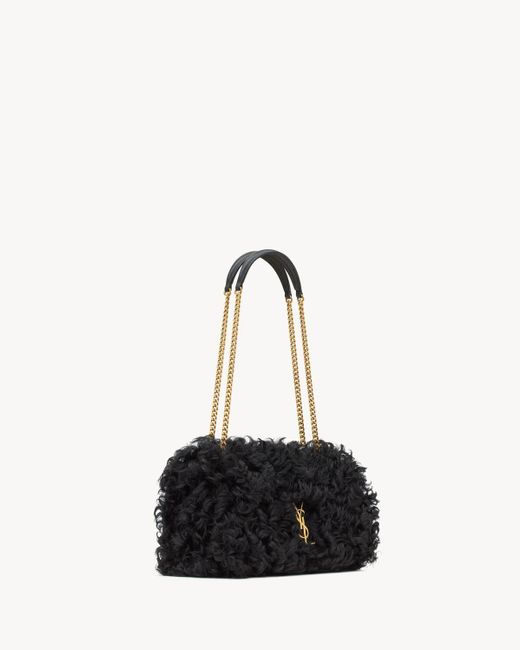 Saint Laurent Black Jamie Medium Shoulder Bag