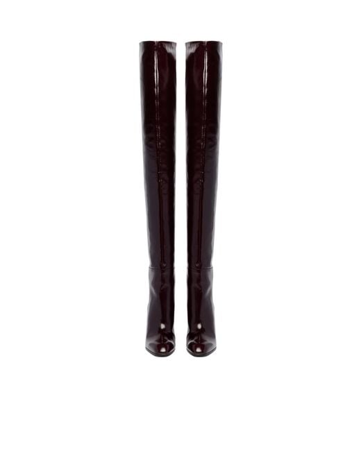 Khaite Black Colt Knee-High Boots