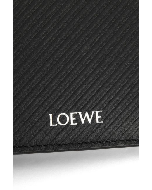 Loewe Black Slim Compact Walllet for men