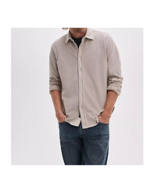 Rag & Bone White Long-Sleeved Shirt for men