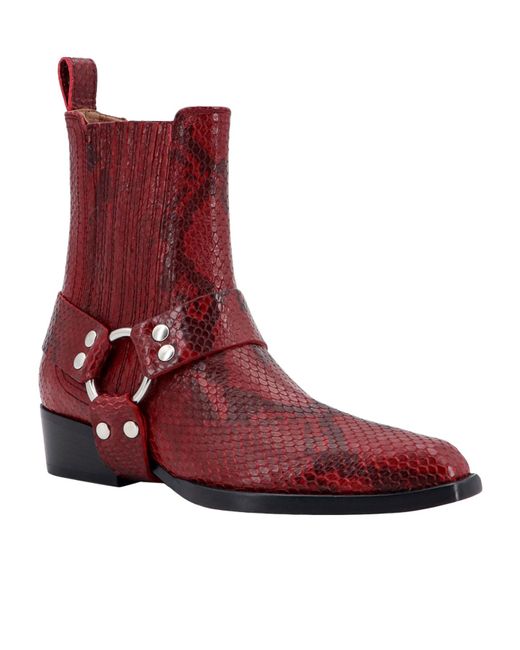Paris Texas Red Helena Ankle Boots