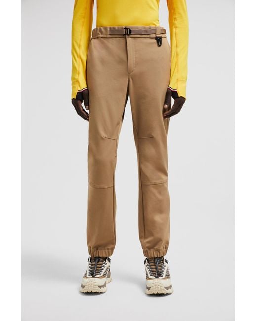 Moncler Natural Twill Trousers for men