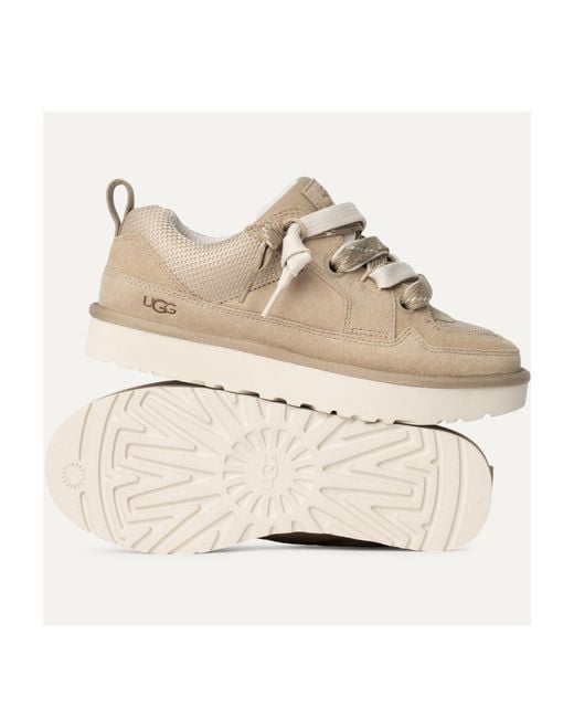 Ugg Natural Lo Lowmel Suede Trainers
