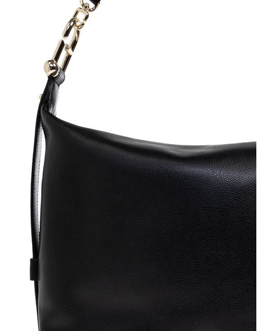 Furla Black Tonie Medium Shoulder Bag