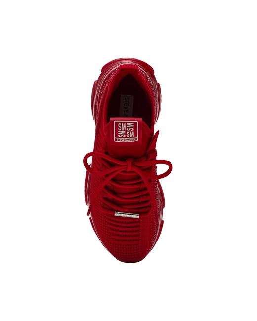 Steve Madden Red Maxilla-R-E Trainers