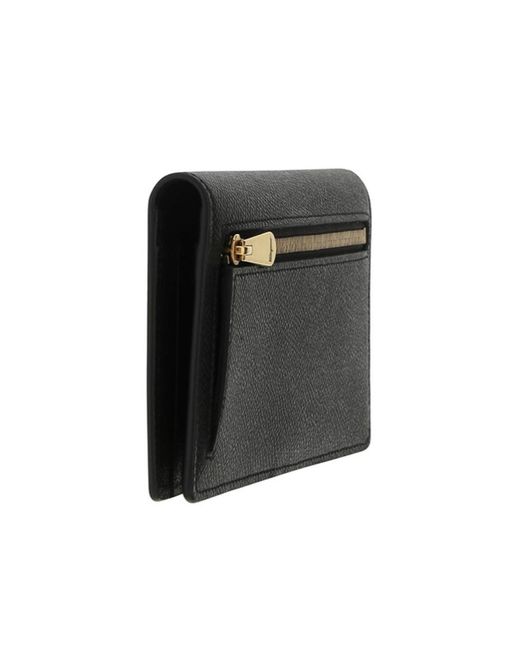 Ferragamo Black Gancini Continental Wallet