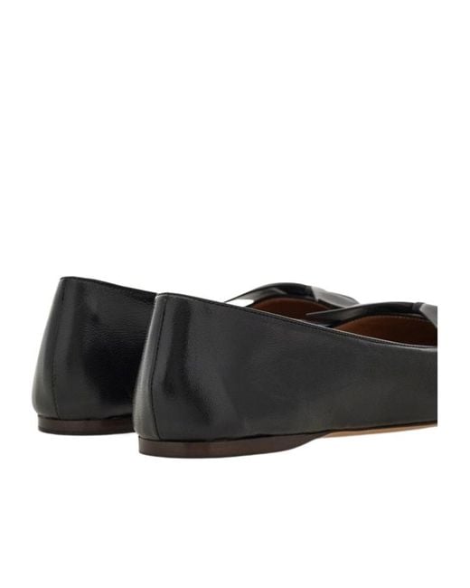 Ferragamo Black Bow Ballet Flat