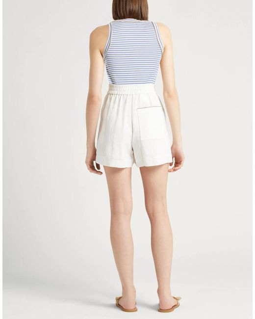 Brunello Cucinelli Blue Striped Sleeveless Top
