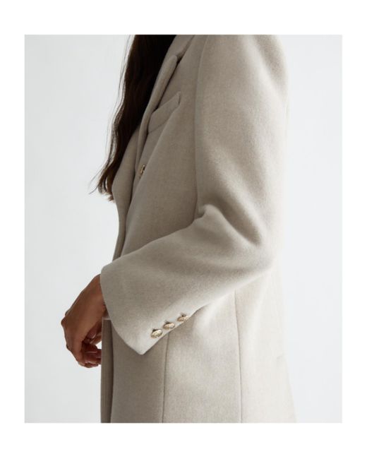 Liu Jo White Double-Breasted Coat