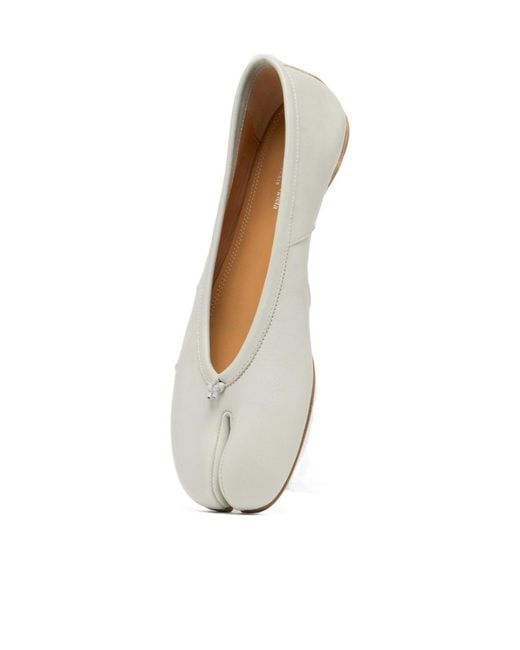 Maison Margiela White Tabi Ballet Flats