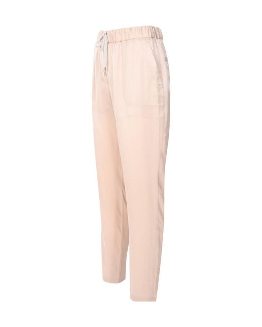 Lorena Antoniazzi Pink Straight-Leg Track Pants