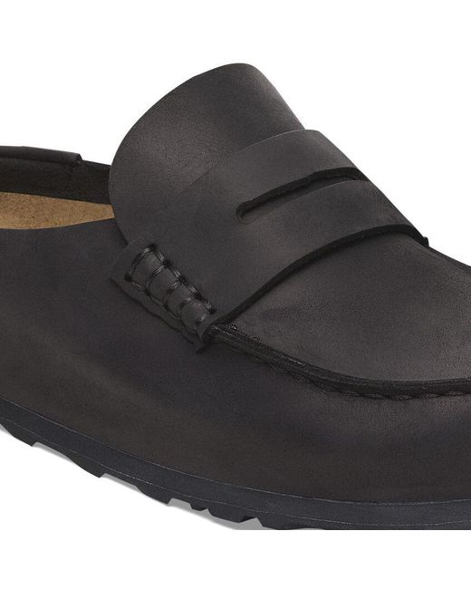 Birkenstock Black Naples Penny Clogs for men