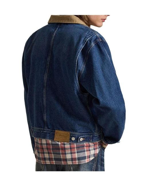 Polo Ralph Lauren Blue Corduroy Jacket for men