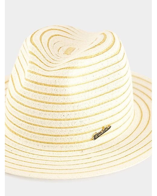 Borsalino Natural Leo Fedora Hat for men