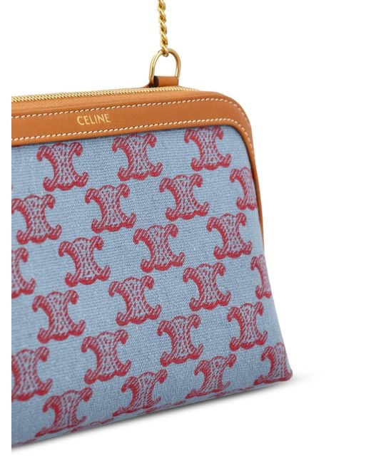 Céline Blue Clutch On Chain