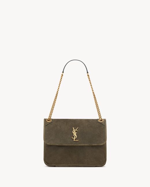 Saint Laurent Metallic Niki Tripouch Shoulder Bag
