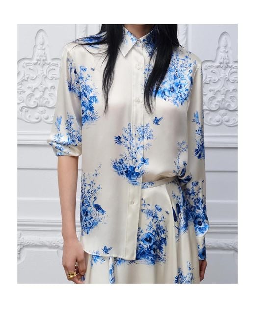 Dior Blue Blouse