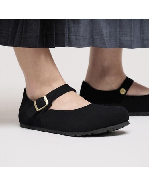 Birkenstock Black Mantova Mary Jane Ballet Flats