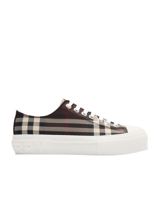 Burberry Multicolor Check Sneakers