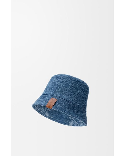 Loewe Blue Reversible Bucket Hat for men