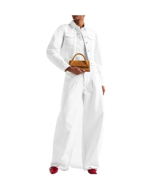 Jacquemus White Denim Jacket