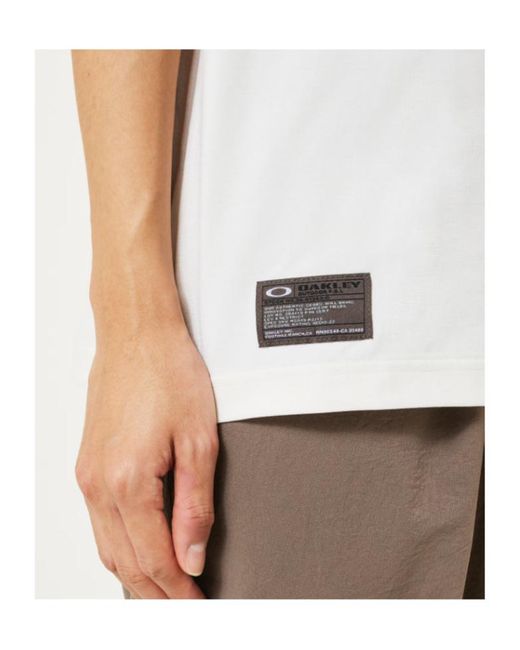 Oakley White Logo-Print T-Shirt for men