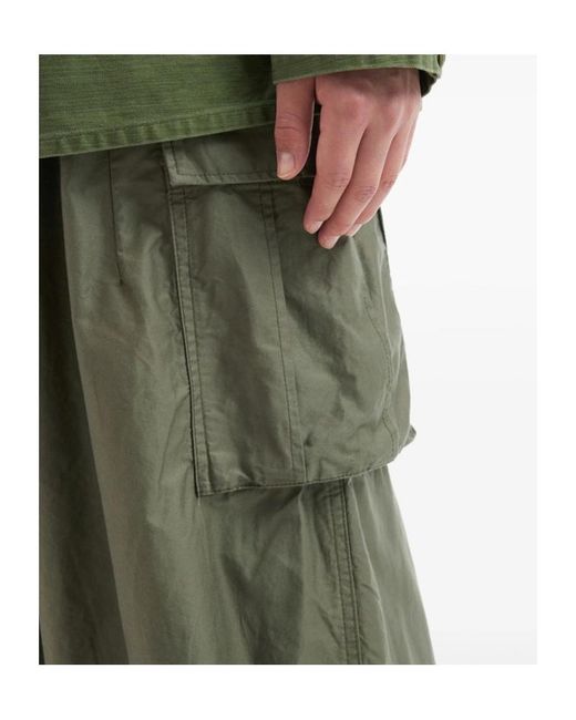 Needles Green Pocket Casual Pants for men