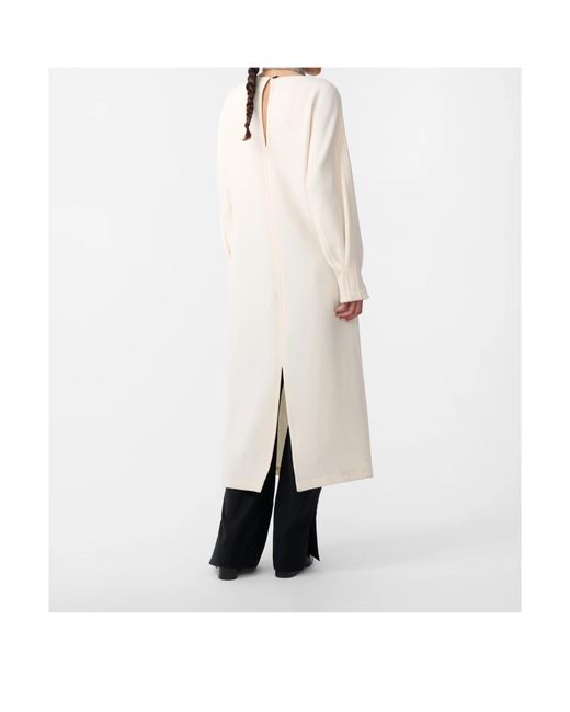 Studio Nicholson White Buttoned Midi Dress