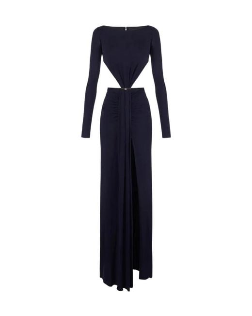 Elisabetta Franchi Blue Carpet Dress