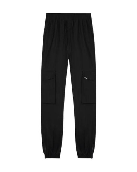 Represent Black Tech Cargo Pants for men