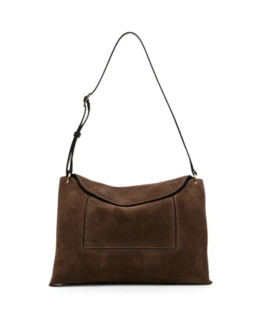 Wandler Brown Flap Shoulder Bag