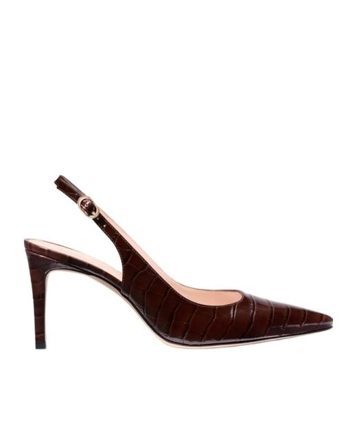 Stuart Weitzman Brown Stuart Power Slingback 75