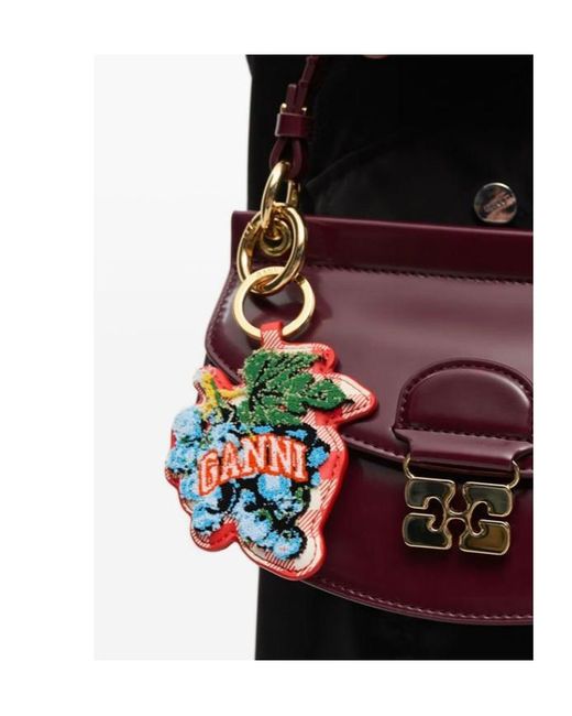 Ganni White Grape Keyring