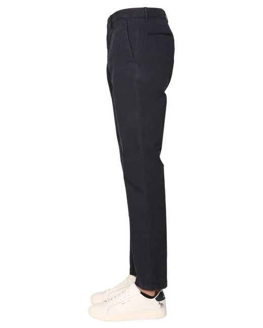 Paul Smith Blue Ps Paul Smith Mid-Fit Zebra Chinos for men