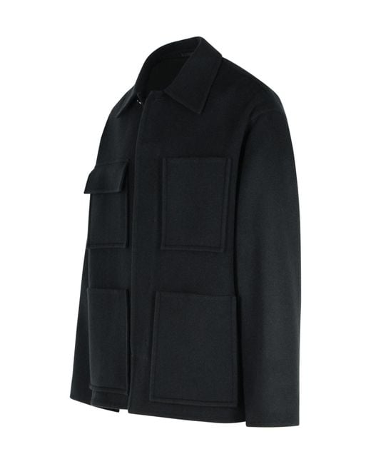 Jil Sander Black Straight Hem Jacket for men