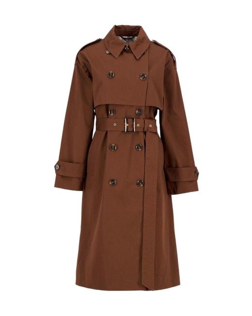 Barbour Brown Aoife Showerproof Trench Coat